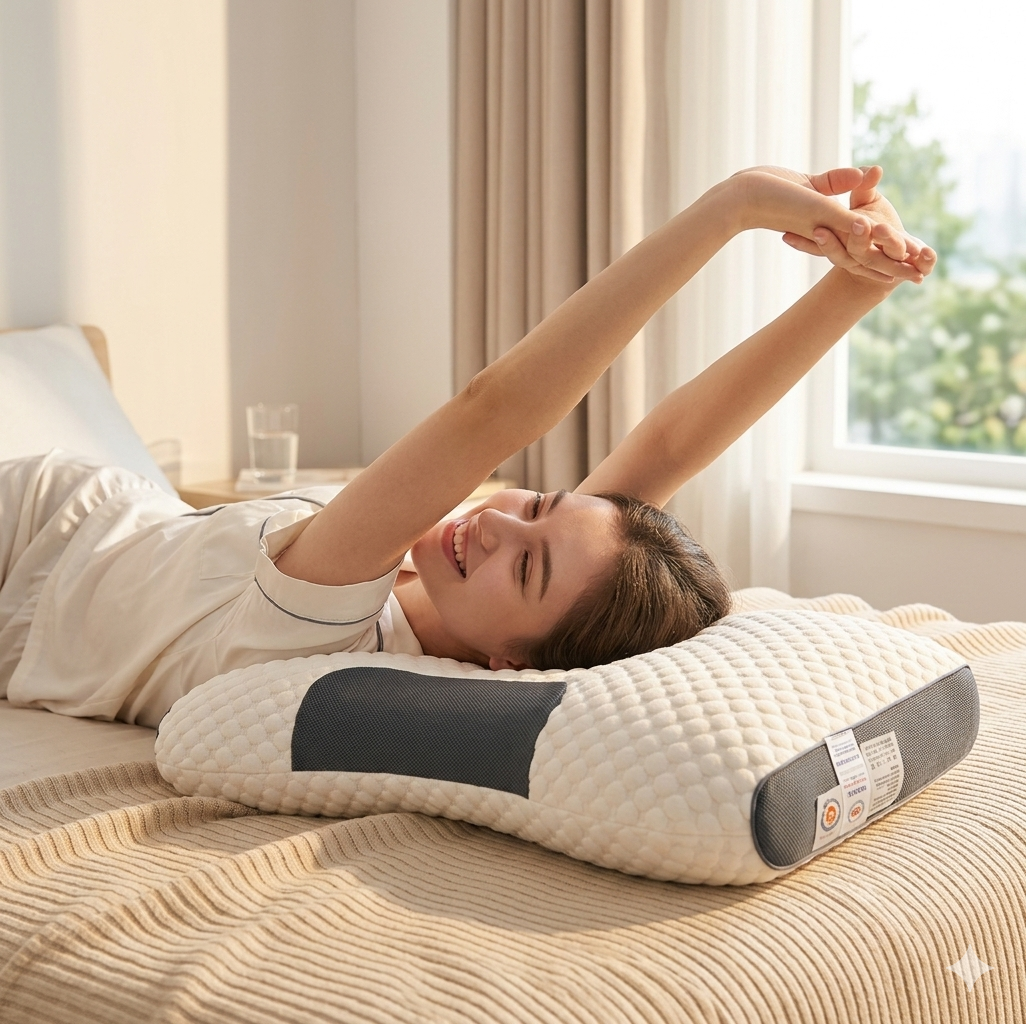 NuviaSleep™ – Almohada Ortopédica Cervical