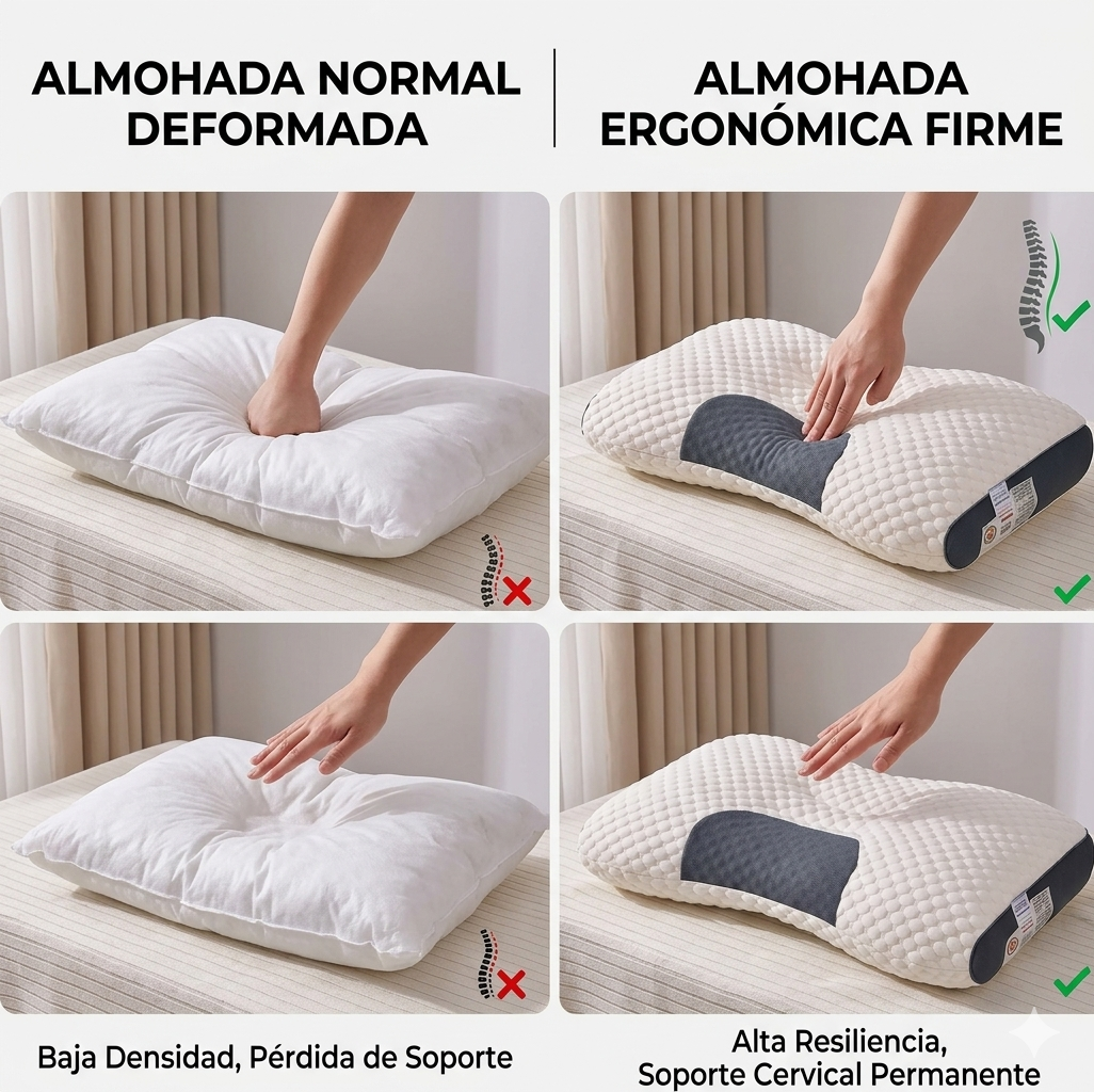 NuviaSleep™ – Almohada Ortopédica Cervical